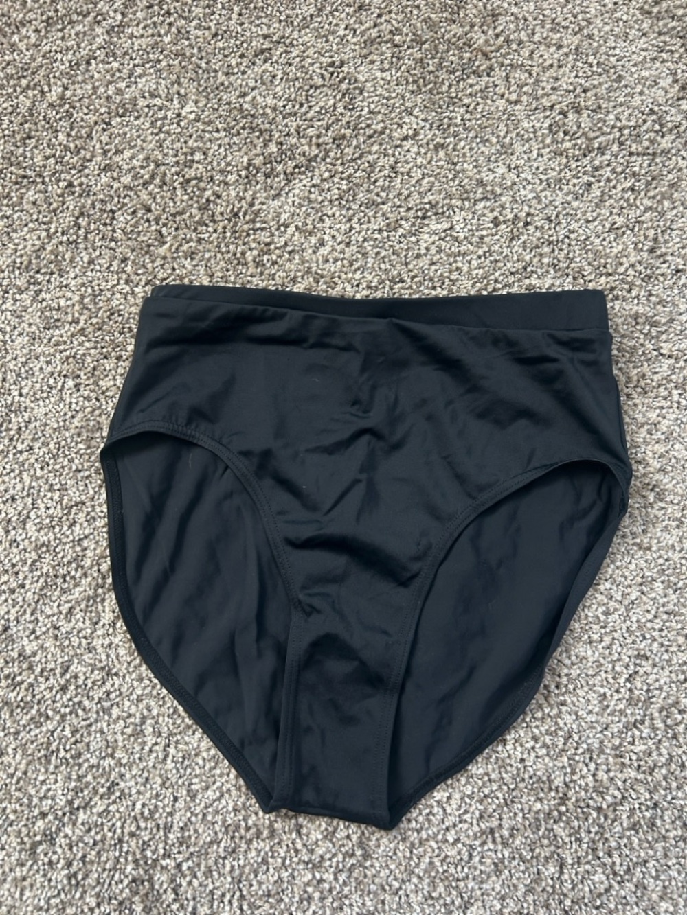 iHeartRaves Black High-Waist Full Coverage Panty